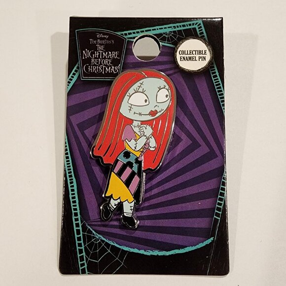 Disney Monogram Nightmare Before Christmas Sally Stitches Enamel Pin NEW - Picture 2 of 10